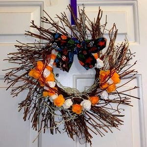 handmade fall wreath 10 inch